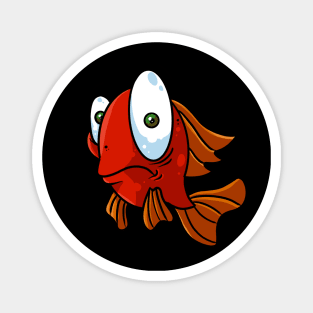 Orange fish Magnet